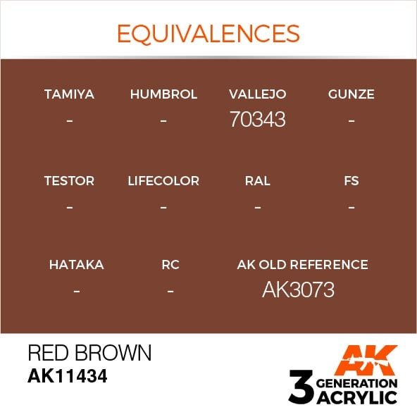 AK Interactive AK11434 Rouge Brun 17 ml – image 3