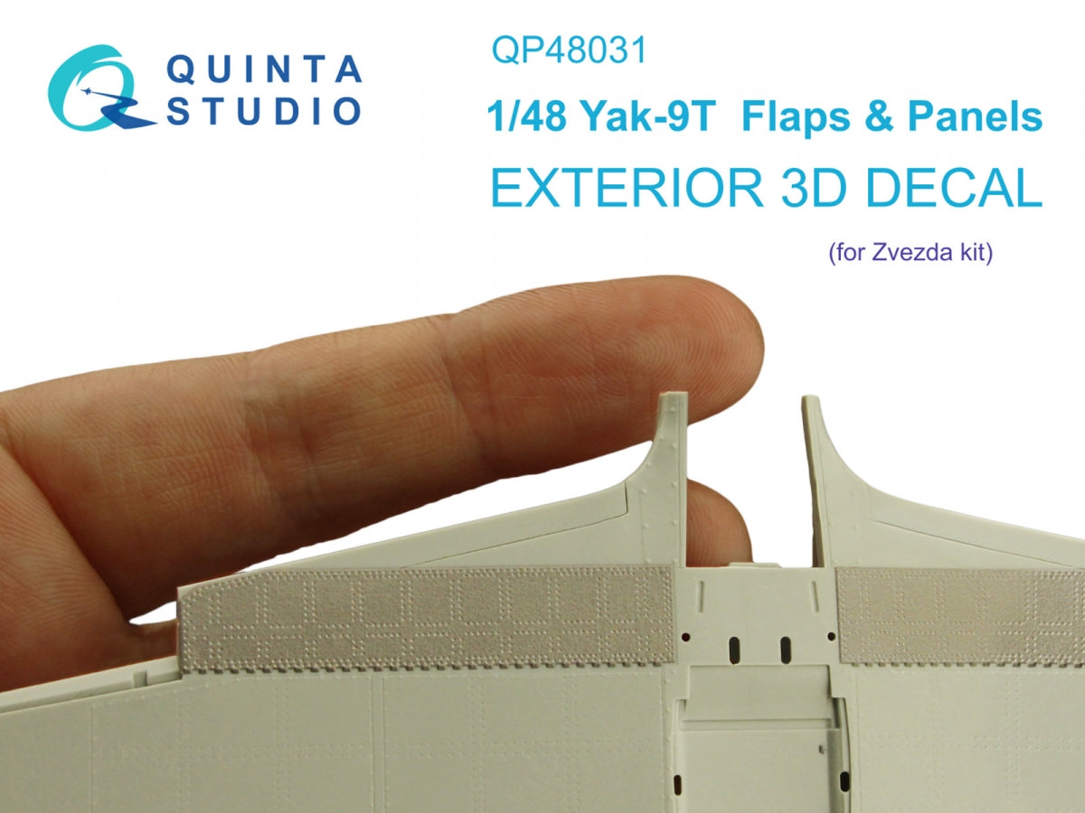 Quinta Studio QP48031 Yak-9T Rabats et panneaux (Zvezda) 1/48