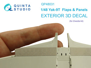 Quinta Studio QP48031 Yak-9T Rabats et panneaux (Zvezda) 1/48