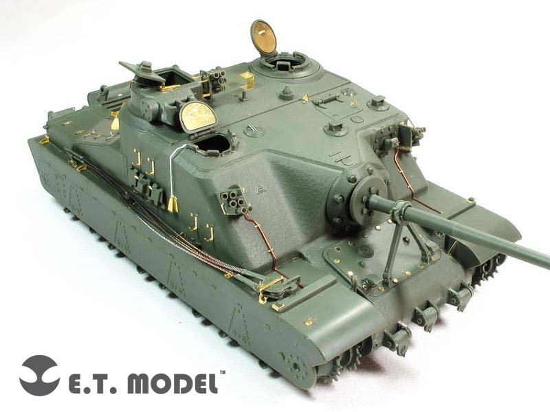 E.T. Model E35-156 WWII British Heavy Assault Tank A39 Tortoise (For Meng TS-002) 1/35 – zdjęcie 2