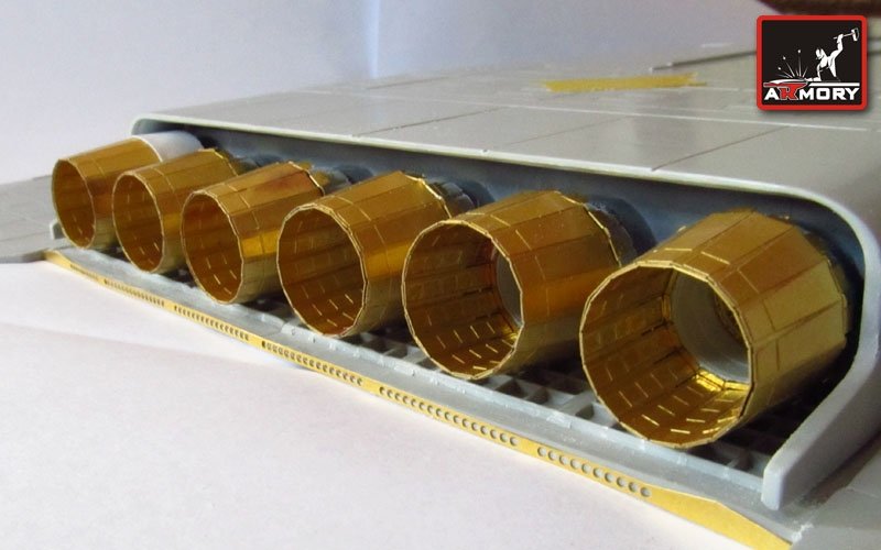 Maquettes Armory Models peA7210 XB-70 Valkyrie, tuyères d&amp;#39;échappement Italeri 1/72 – imagen 2