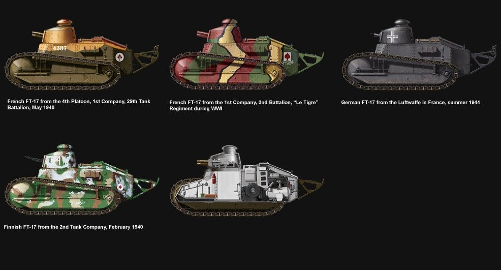 Maquette Meng Models TS-008 Char léger français FT-17 (tourelle moulée) (1/35) – image 10