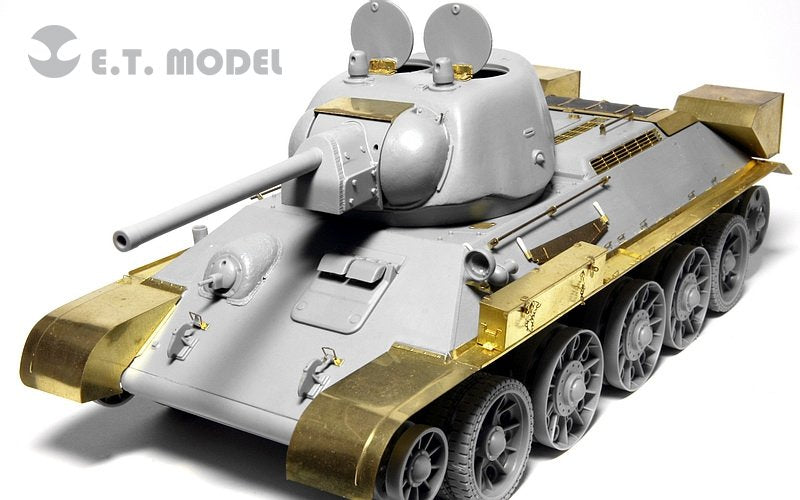 Maquette ET E35-037 Tourelle estampée pour char soviétique T-34/76 Mod.1942 de la Seconde Guerre mondiale (pour DRAGON 6487/6424) (1/35) – Bild 2