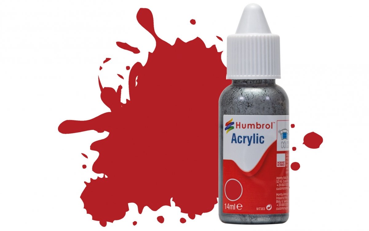 Humbrol DB0153 No 153 Rouge Insigne Mat - 14ml.