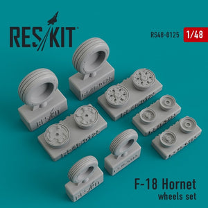 RESKIT RS48-0125 Jeu de roues F-18C/D Hornet 1/48