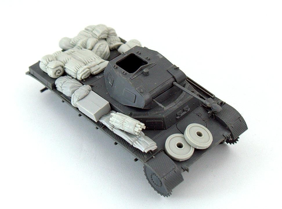 Ensemble de rangement Panzer Art RE35-484 pour Pz.Kpfw II (premières versions) 1/35