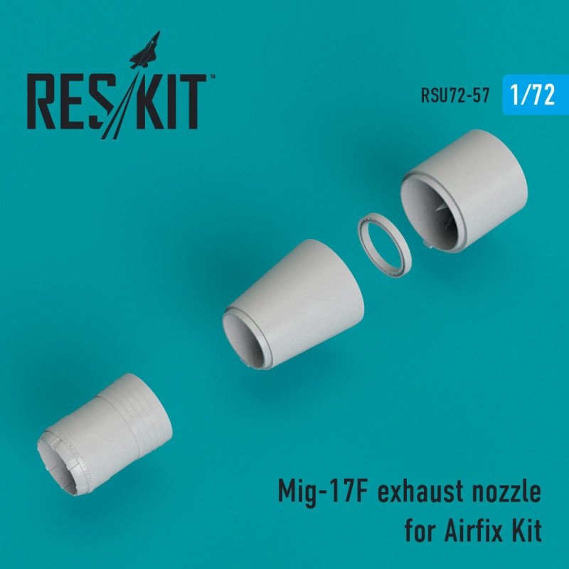 RESKIT RSU72-0057 Buse d'échappement MiG-17F pour Airfix 1/72