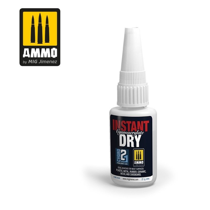 Munitions Mig Jimenez 8046 CYANOACRYLATE À SÉCHAGE INSTANTANÉ
