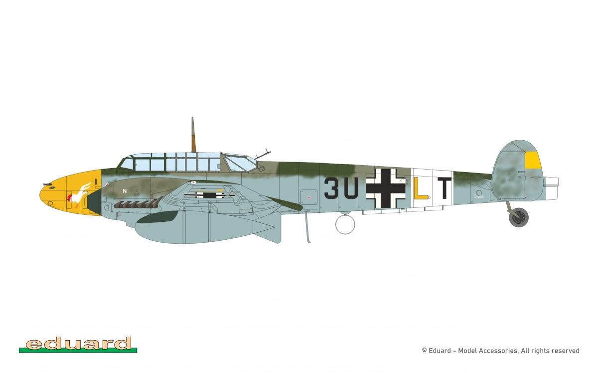 Eduard 8409 Bf 110D 1/48 – imagen 5