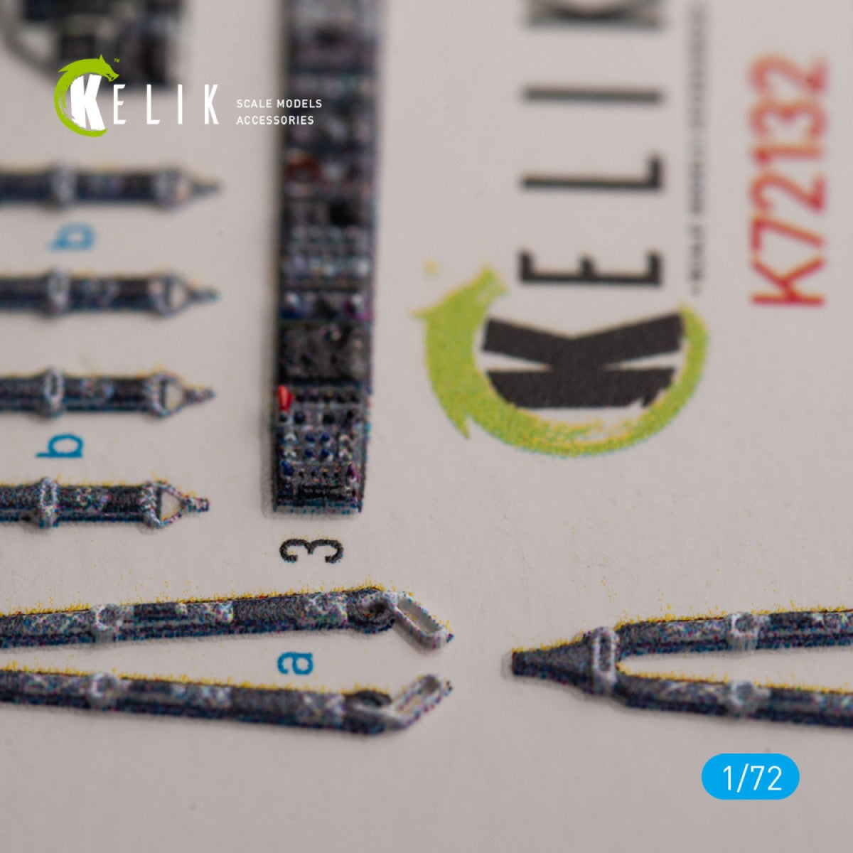 KELIK K72132 UH-2C SEASPRITE - décalcomanies 3D intérieures pour kit Clear Prop 1/72 – image 3