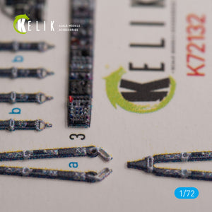 KELIK K72132 UH-2C SEASPRITE - décalcomanies 3D intérieures pour kit Clear Prop 1/72 – image 3