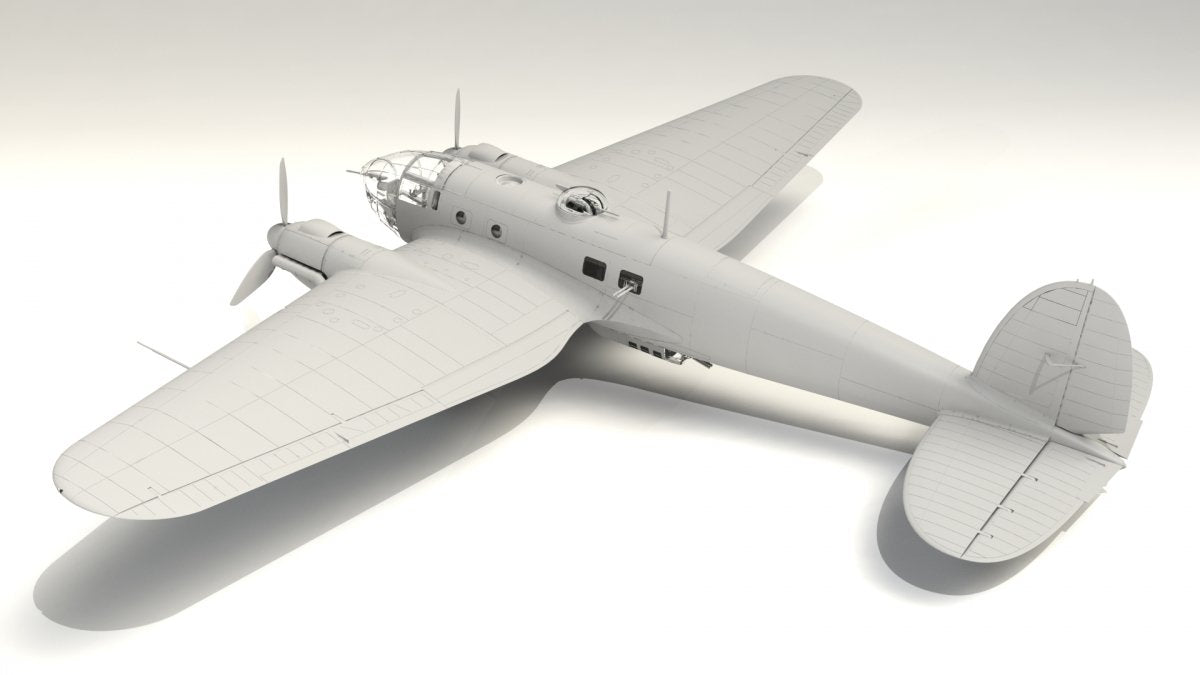 ICM 48264 He 111H-20, bombardier allemand de la Seconde Guerre mondiale, échelle 1/48 – image 3
