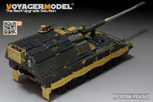 Maquette Voyager PE35784, canon automoteur allemand moderne PzH2000 avec blindage de base (embase d&amp;#39;antenne incluse) (pour MENG TS-019) 1/35 – image 3
