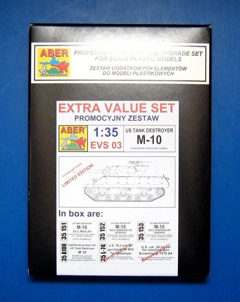 Aber EVS03 Chasseur de chars américain M-10 1/35 
