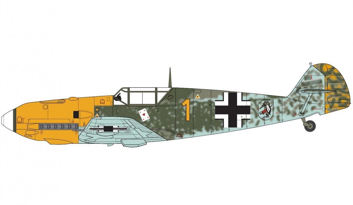 Airfix 05120B Messerschmitt Bf109E-3/E-4 05120B 1/48 – immagine 3