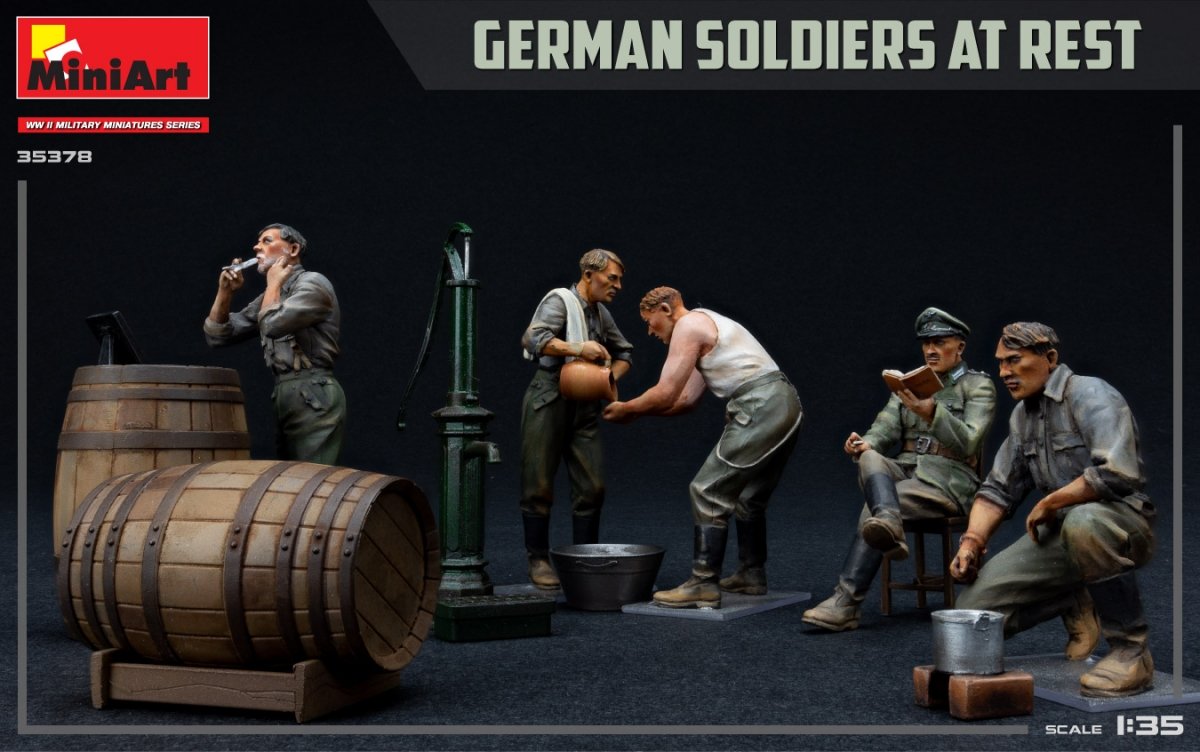 MiniArt 35378 SOLDATS ALLEMANDS AU REPOS. ÉDITION SPÉCIALE 1/35 – image 2