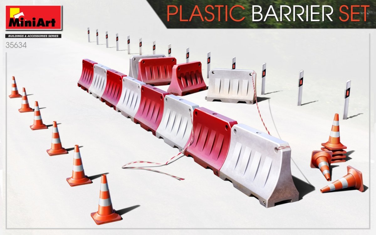 MiniArt 35634 JEU DE BARRIÈRE EN PLASTIQUE 1/35 – imagen 2