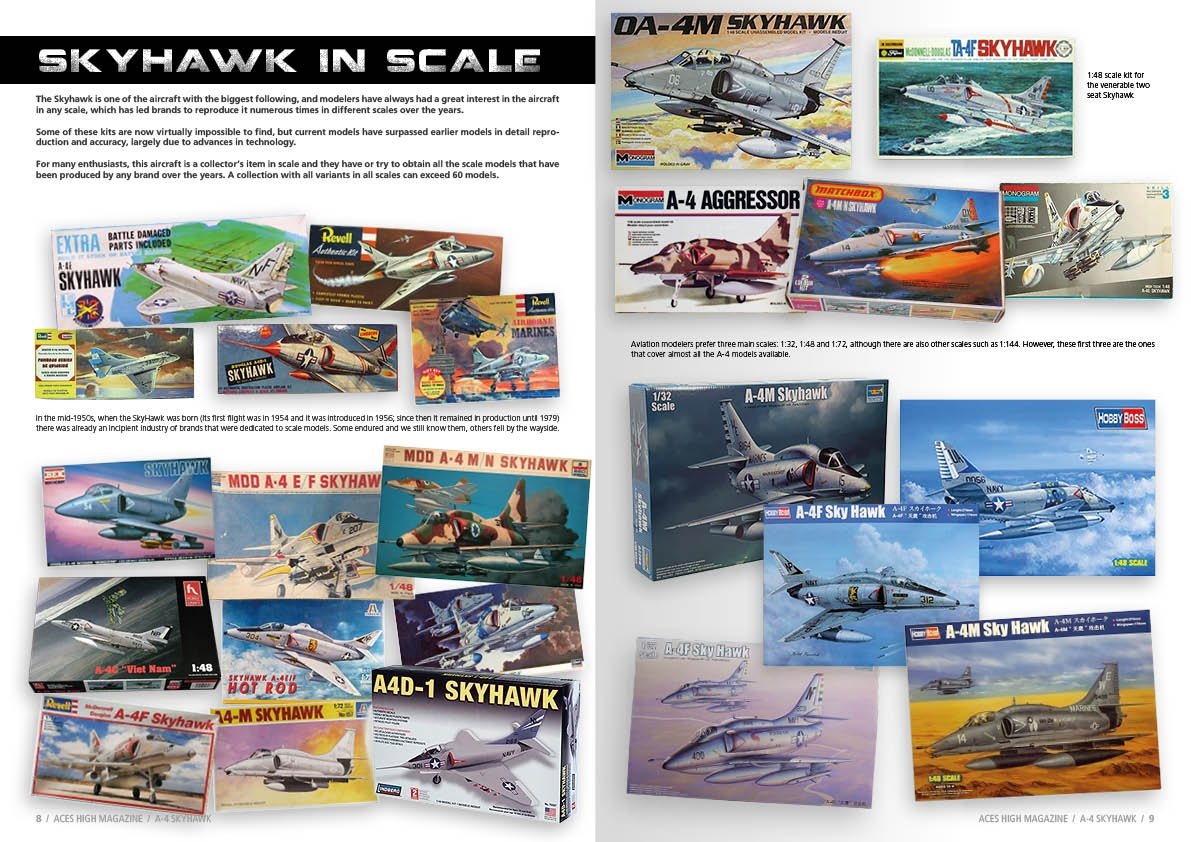 AK-Interactive AK2939 ACES HIGH MONOGRAPHIC SERIES : SKYHAWK (Anglais / Espagnol) – immagine 2
