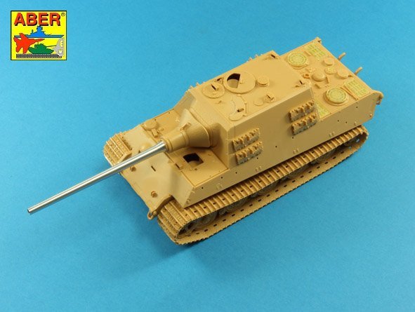 Canon de pistolet Aber 48L-29 128mm PaK 44 L/55 pour Sd.Kfz.186 Jagdtiger (1/48) – image 6