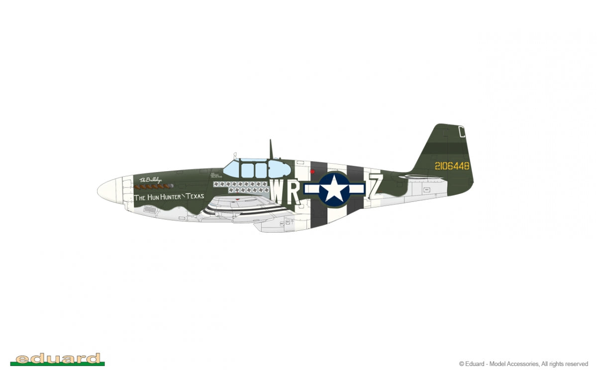 Eduard 11181 OVERLORD : MUSTANGS DU JOUR J / COMBINAISON DOUBLE P-51B MUSTANG 1/48 – image 9