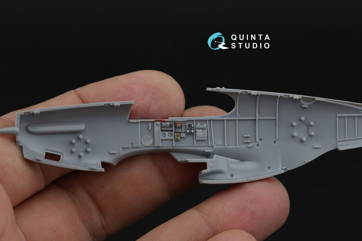 Intérieur imprimé en 3D et coloré sur papier décalcomanie pour P-51B/P-51C Mustang (Arma Hobby) - Quinta Studio QD72219, échelle 1/72 – Bild 5