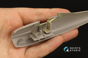 Intérieur imprimé en 3D et coloré sur papier décalcomanie (Roden) pour Gloster Gladiator MKII (Quinta Studio QD48312) à l&amp;#39;échelle 1/48 – image 6