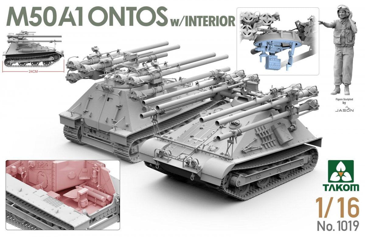 Takom 1019 M50A1 Ontos avec intérieur 1/16 – Bild 2