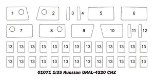 Trumpeter 01071 URAL-4320 CHZ russe au 1/35 – image 5