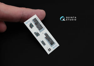 Quinta Studio QD48035 F-16С 3D-Printed &amp;amp; coloured Interior on decal paper (for Hasegawa kit) 1/48 – zdjęcie 4