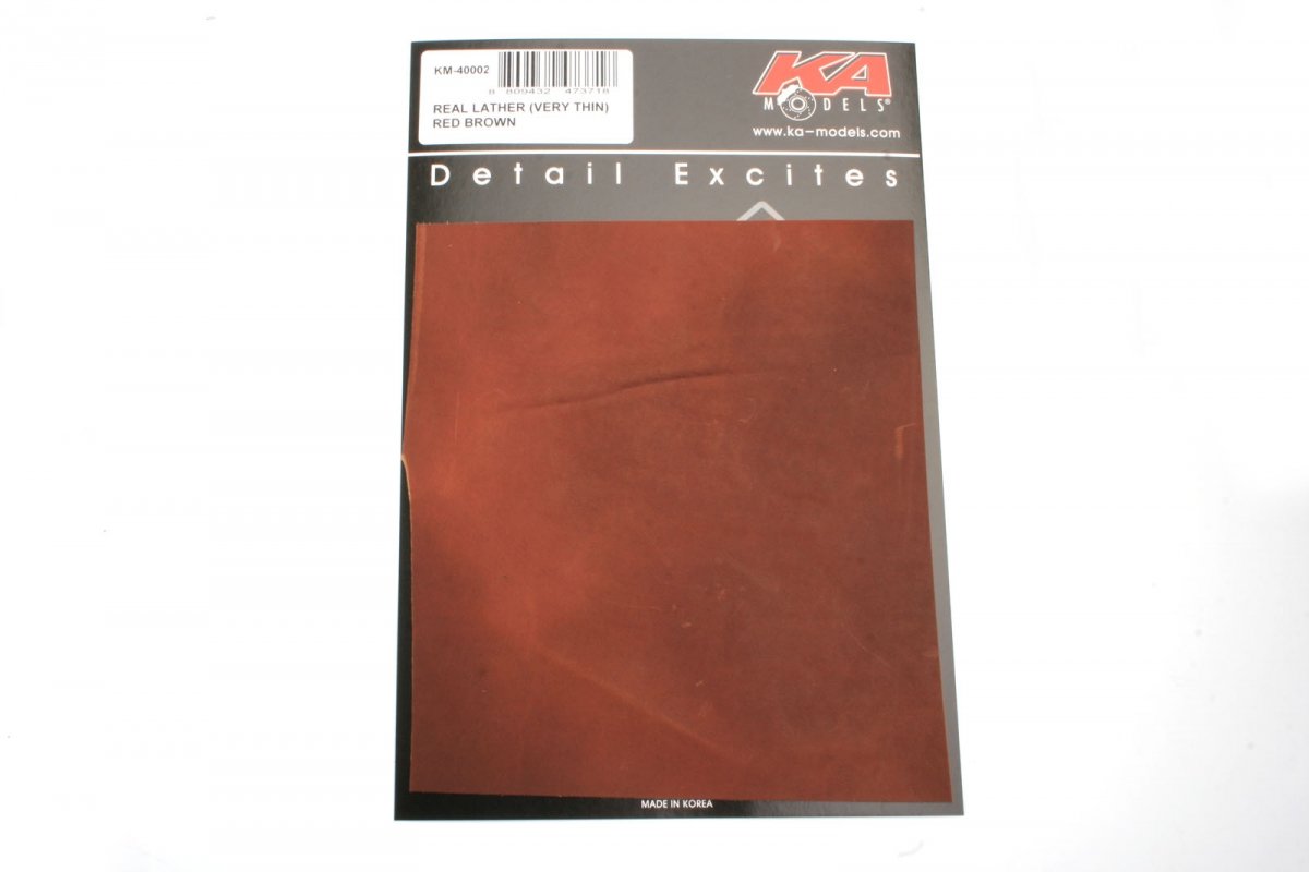 Modèles KA KM-40002 CUIR VÉRITABLE (TRÈS FIN) – ROUGE-MARRON
