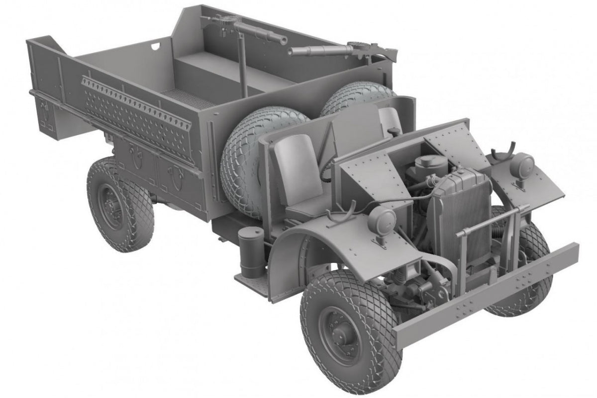 Camion de patrouille Thunder Model 35311 LRDG F30 avec plateau arrière décalé, édition limitée bonus 1/35 – immagine 5