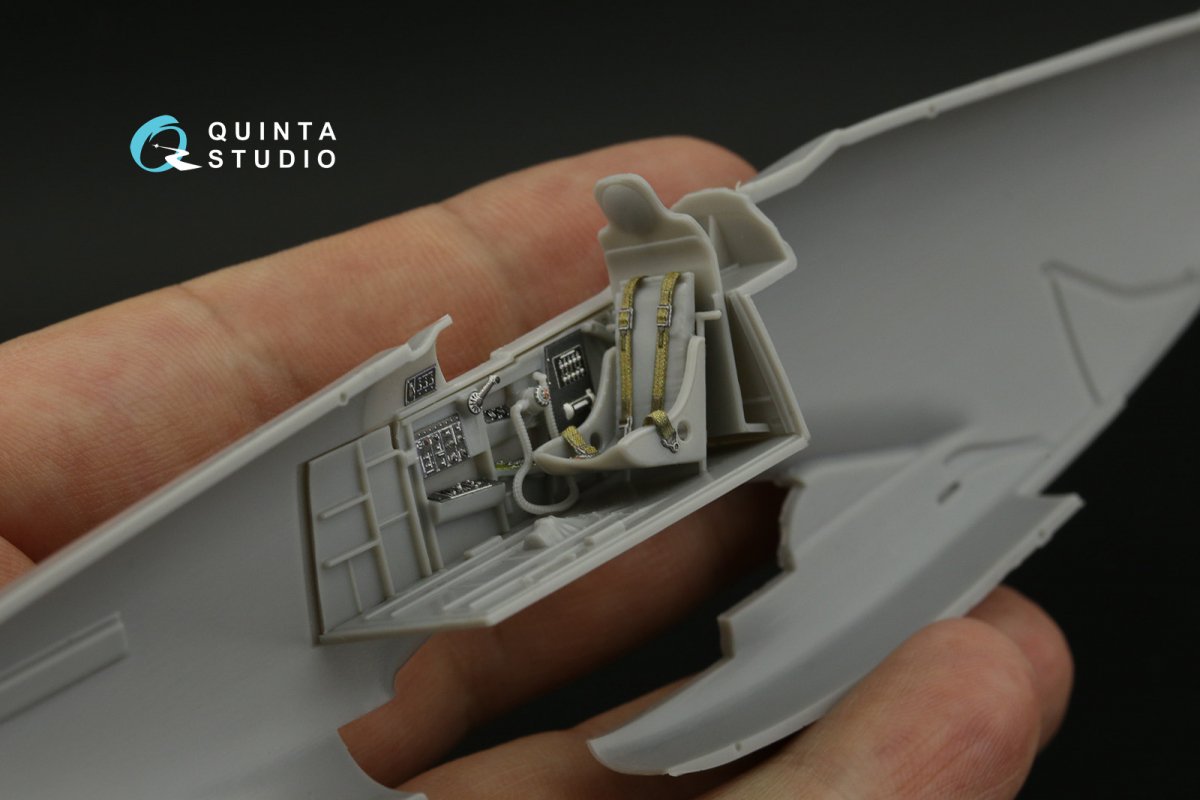 Intérieur imprimé en 3D et coloré sur papier décalcomanie Quinta Studio QD48364 F-82G Twin Mustang (Modelsvit) 1/48 – image 7