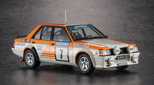 Hasegawa SP585 MITSUBISHI LANCER EX 2000 TURBO 1982 1000 LAKES RALLY VERSION DÉTAILLÉE 1/24