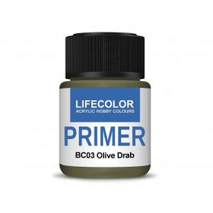Apprêt acrylique Lifecolor BC03 Vert olive 22 ml – imagen 2