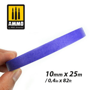 AMMO de Mig Jimenez 8242 SOFTOUCH VELVET MASKING TAPE 3 (10mm X 25M) – immagine 2