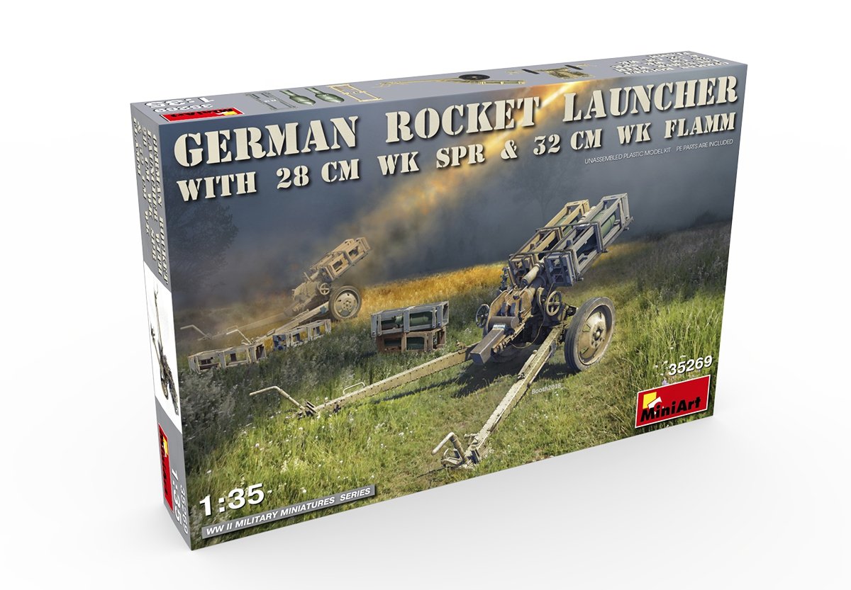 MiniArt 35269 LANCE-ROQUETTES ALLEMAND avec 28cm WK Spr et 32cm WK Flamm (1/35)  – immagine 2