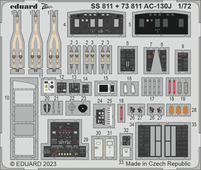Eduard BIG72178 AC-130J PARTIE I ZVEZDA 1/72 – image 5
