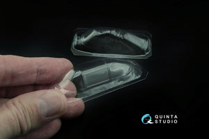 Verrière transparente thermoformée Quinta Studio QC32001 Yak-3, position ouverte et fermée (pour kit Special Hobby) 1/32 – Bild 4