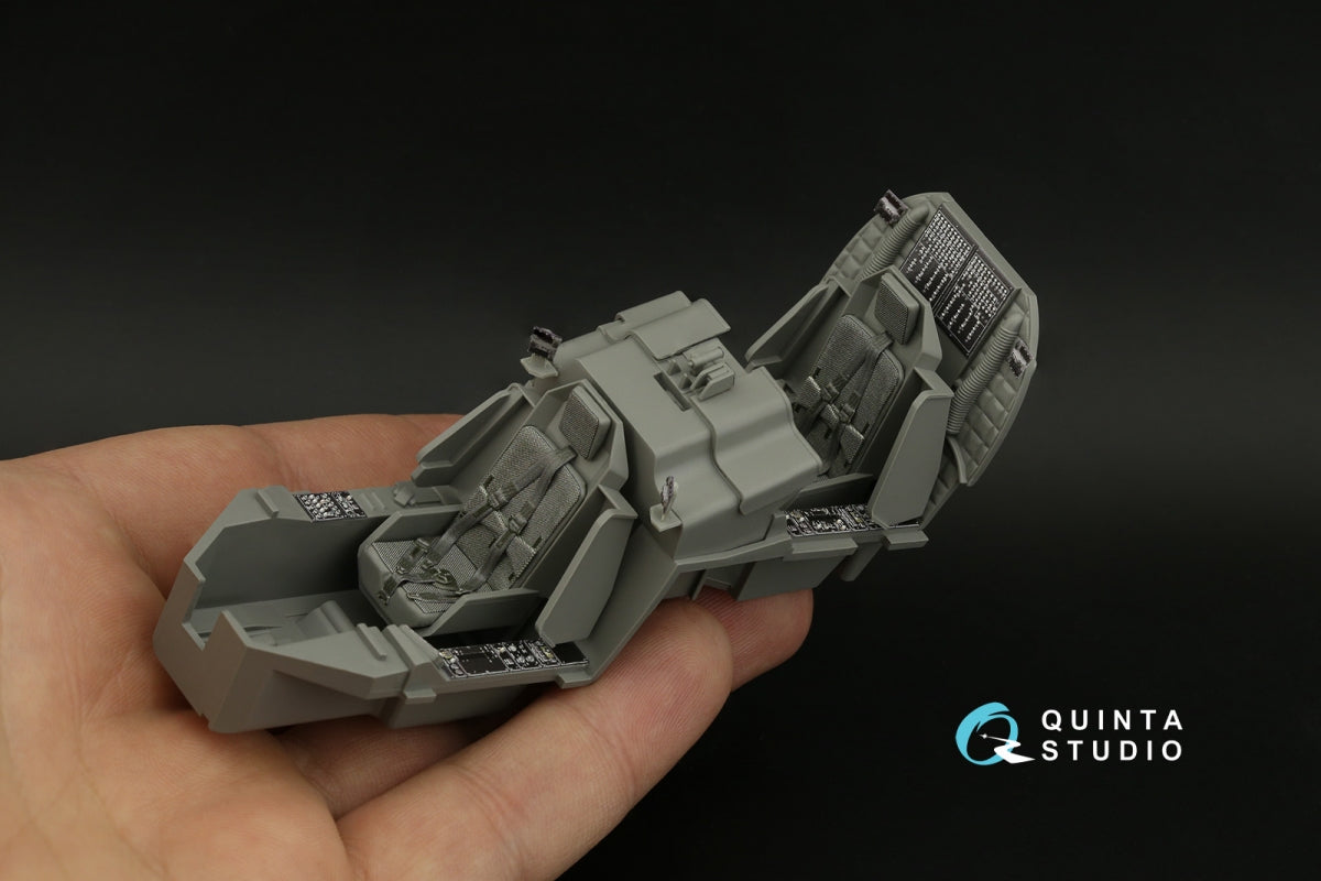 Quinta Studio QD+35106 AH-64D 3D-Printed &amp;amp; coloured Interior on decal paper (Takom) (with 3D-printed resin parts) 1/35 – zdjęcie 8