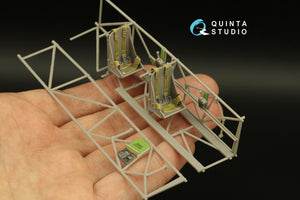 Intérieur imprimé en 3D et coloré sur papier décalcomanie (Roden) pour Quinta Studio QD32161 PT-13 Kaydet, échelle 1/32 – image 6