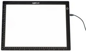 Boîte lumineuse Lightcraft LC2004LED Ultraslim A4 / Boîte lumineuse ultra-mince A4, zone de travail 320 mm x 230 mm, dimensions extérieures 360 mm x 270 mm – Bild 2