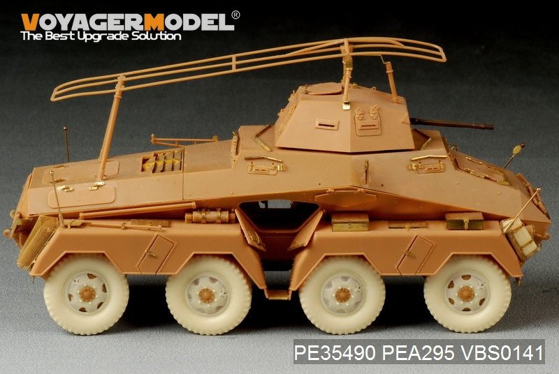 Maquette Voyager PE35490 Sd.Kfz.232 8 ROD allemand de la Seconde Guerre mondiale, version initiale pour AFV 35232, échelle 1/35 – immagine 10