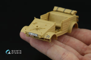 Intérieur imprimé en 3D et coloré sur papier décalcomanie Quinta Studio QD48546 Kubelwagen Type 82 (Tamiya) 1/48 – image 7