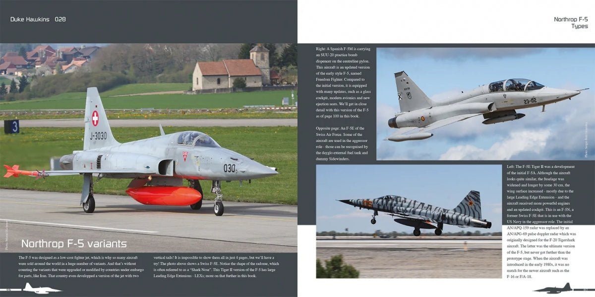 Publications HMH DH-028 Northrop F-5 Freedom Fighter &amp;amp; Tiger II - Avion en détail 028 (Version anglaise) – image 2