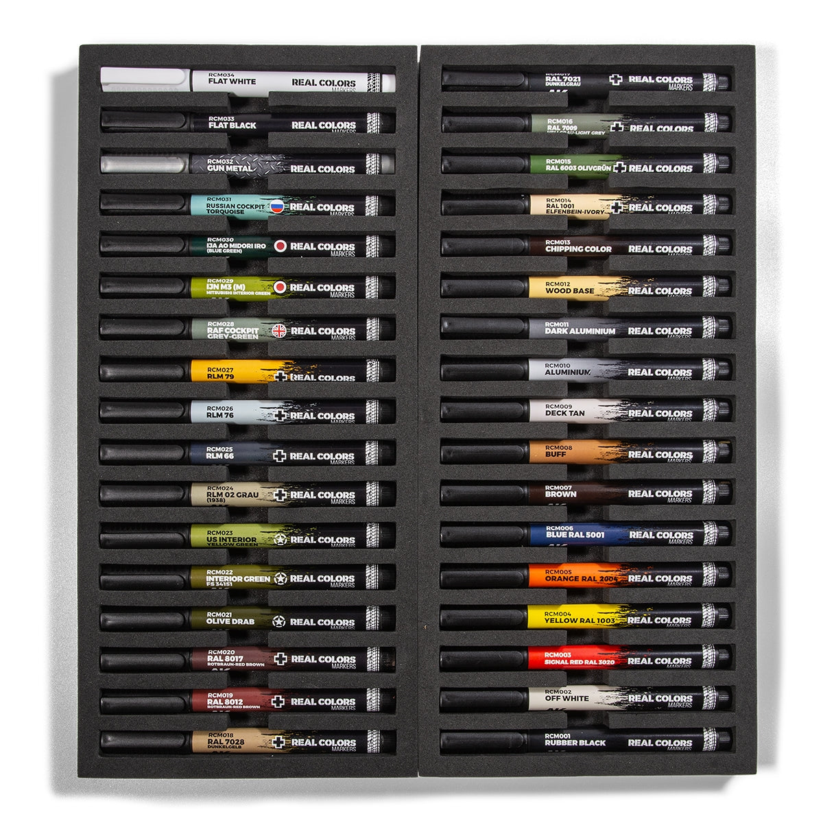 AK Interactive RCM150 SPECIAL BOX RC MARKERS – 34 units – zdjęcie 2