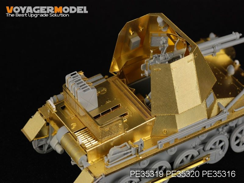 Maquette Voyager PE35319, canon allemand PaK(t) Panzerjäger I Basic de 47 mm de la Seconde Guerre mondiale pour DRAGON 6230 au 1/35 – image 4