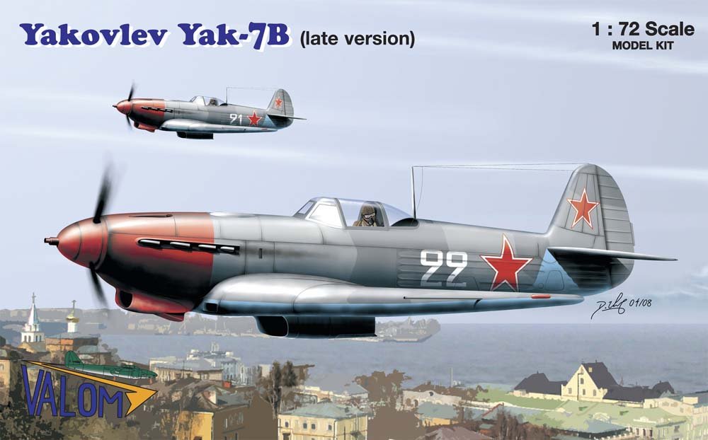Valom 72040 Yakovlev Yak-7B (version tardive) 1/72