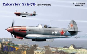 Valom 72040 Yakovlev Yak-7B (version tardive) 1/72