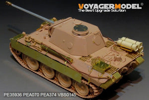 Maquette Voyager PE35936 Panther D allemand de la Seconde Guerre mondiale avec réservoirs de carburant « Stadtgas » (de base pour MENG TS-038 au 1/35) – Bild 8