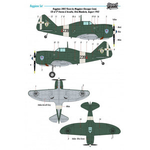 Épée 72110 Reggiane Fighter 6 pièces 1/72 – image 6